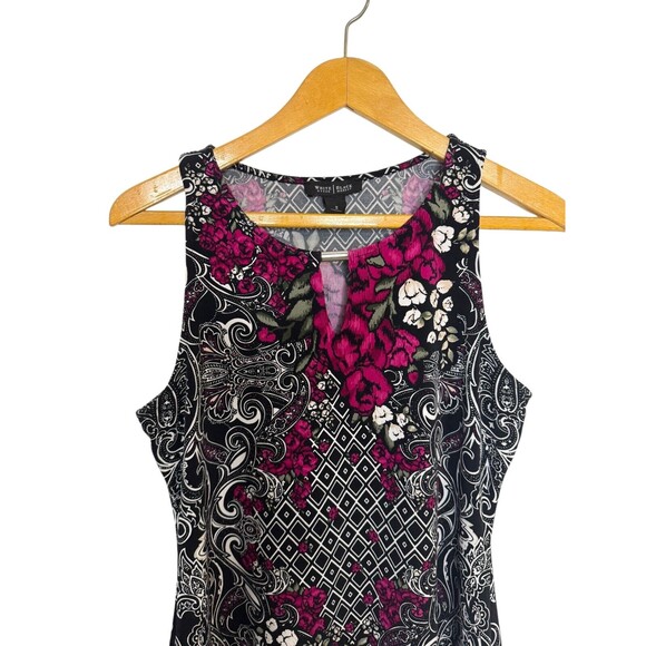 WHITE HOUSE BLACK MARKET Women's Polyester Tank‎ Top Floral Size S - Picture 3 of 8